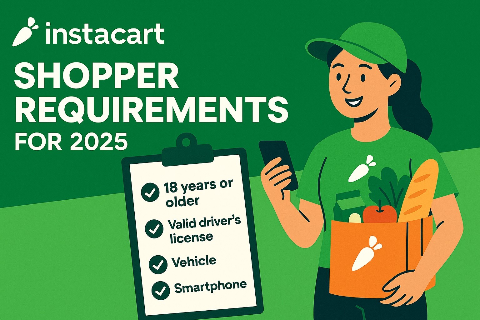 Requisitos para ser Shopper de Instacart en 2025: ¿Cumples con el perfil?