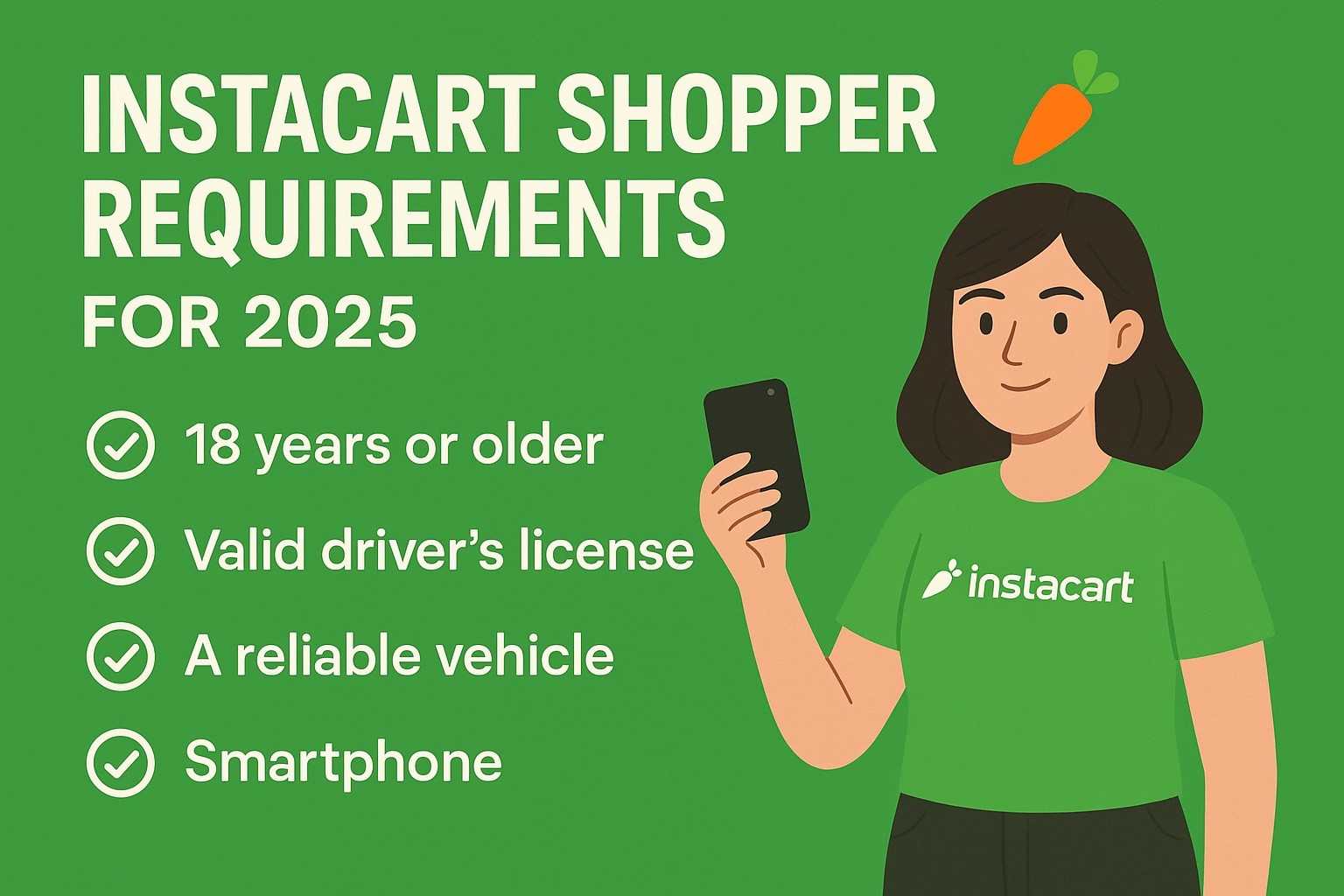 Requisitos para ser Shopper de Instacart en 2025: ¿Cumples con el perfil?