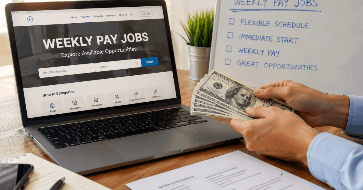 Empleos con Pago Semanal: Tu Guía para Ingresos Estables y Oportunidades Flexibles