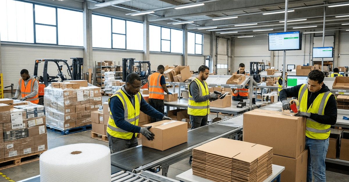 Abriendo puertas en trabajos de clasificación y empaquetado de productos