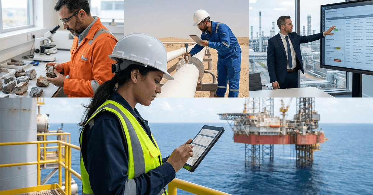 Carreras en Petróleo y Gas: empleos de alta demanda y oportunidades para iniciar tu camino