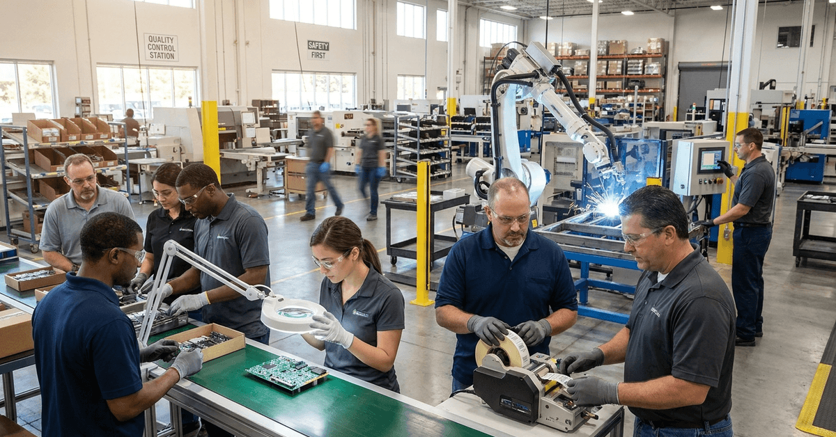 Empleos generales en manufactura en Estados Unidos: carreras estables y amplias oportunidades de ingreso