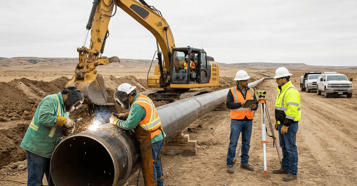 Empleos en Oleoductos: Carreras en Infraestructura de Petróleo y Gas
